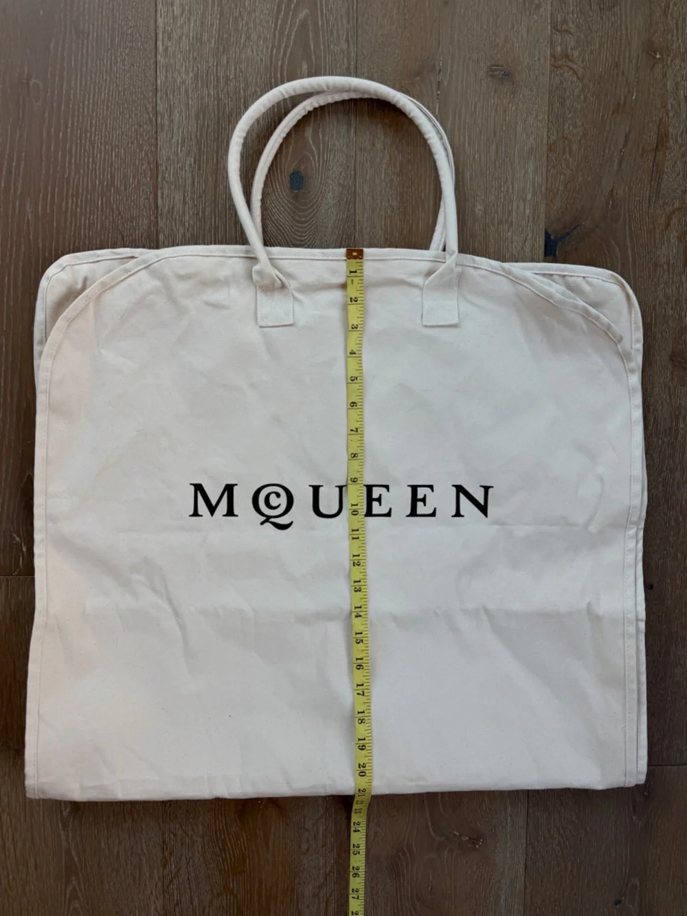 ALEXANDER MCQUEEN Zippered Clothing Garment Bag